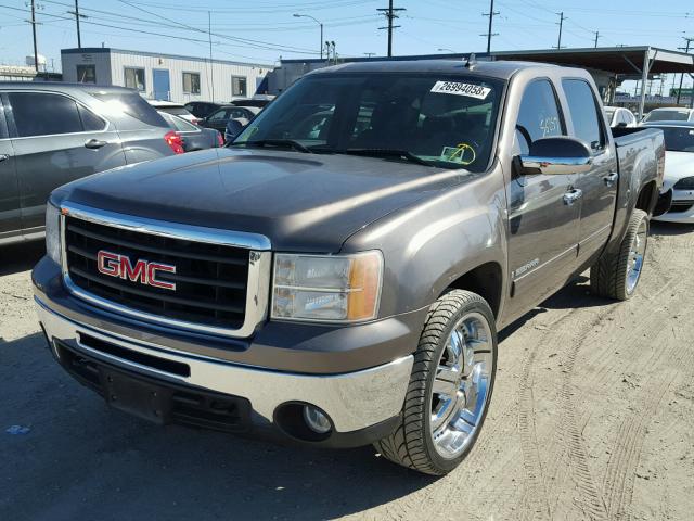 2GTEC13J371562187 - 2007 GMC NEW SIERRA BROWN photo 2