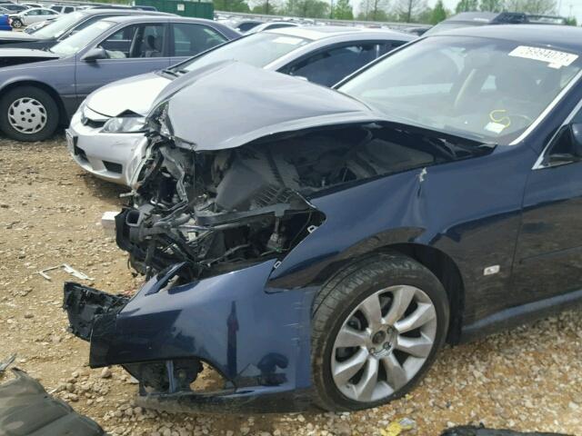 JNKAY01F67M454769 - 2007 INFINITI M35 BASE BLUE photo 9