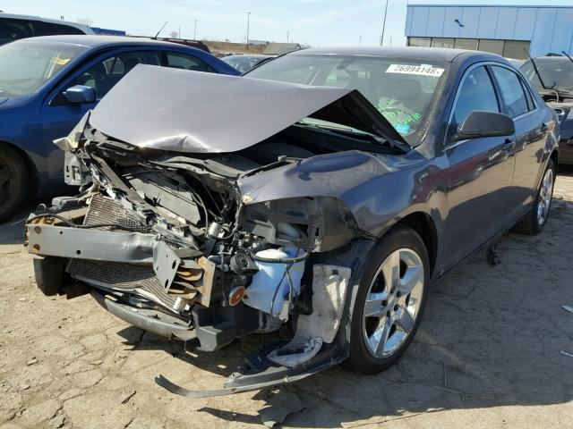 1G1ZA5EB8A4123124 - 2010 CHEVROLET MALIBU LS ნაცრისფერი ფოტო 2