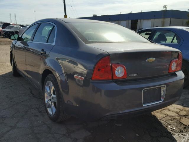 1G1ZA5EB8A4123124 - 2010 CHEVROLET MALIBU LS ნაცრისფერი ფოტო 3