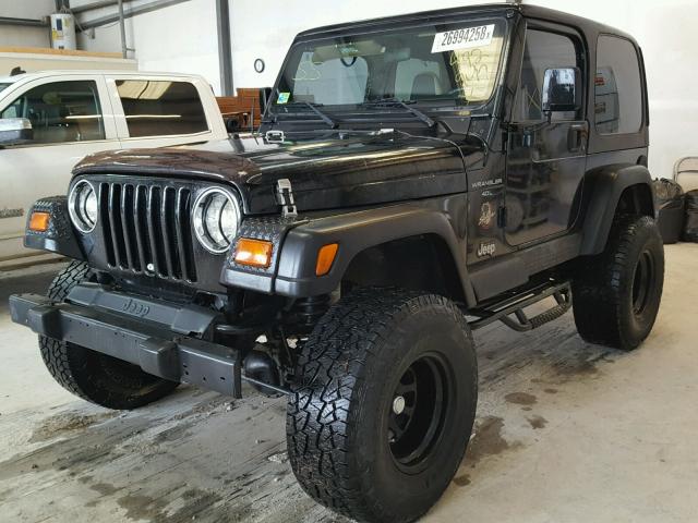 1J4FY49S6XP492947 - 1999 JEEP WRANGLER / BLACK photo 2