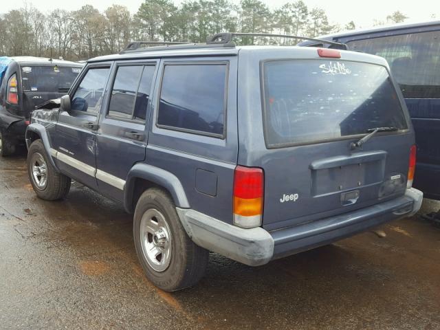 1J4FT48S11L616878 - 2001 JEEP CHEROKEE S BLUE photo 3