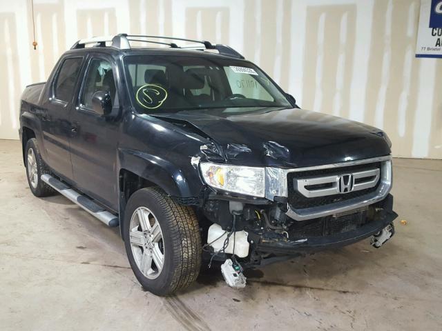 5FPYK1F55BB009505 - 2011 HONDA RIDGELINE BLACK photo 1