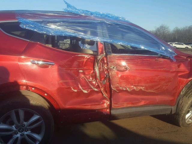 5XYZUDLA3DG097959 - 2013 HYUNDAI SANTA FE S RED photo 9