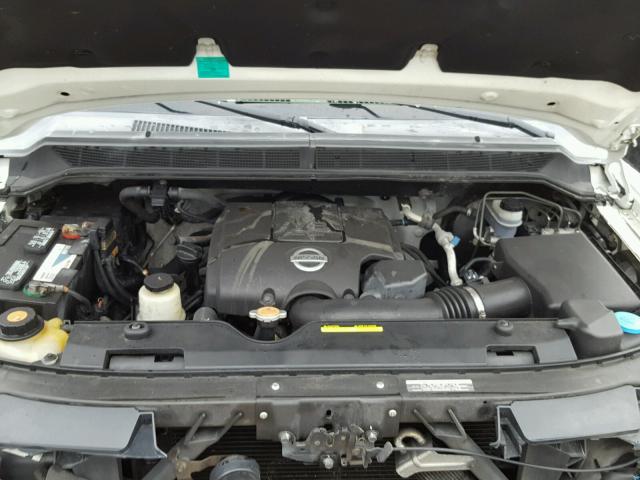 1N6BA07D89N304947 - 2009 NISSAN TITAN XE WHITE photo 7