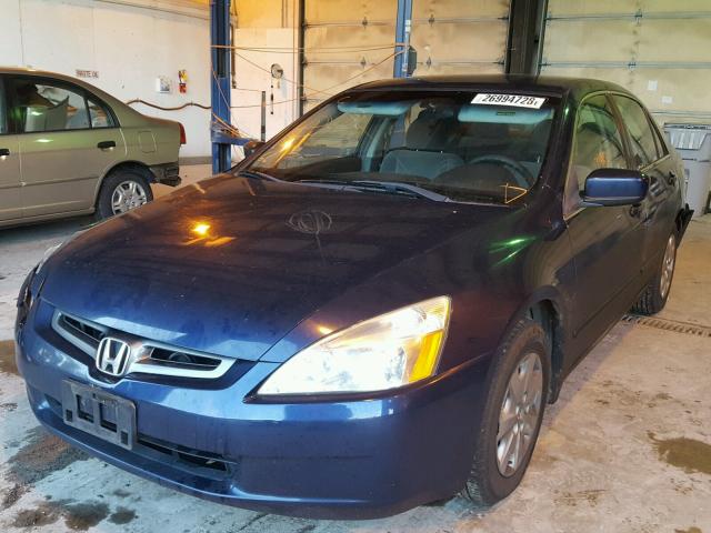 JHMCM56354C003429 - 2004 HONDA ACCORD LX BLUE photo 2