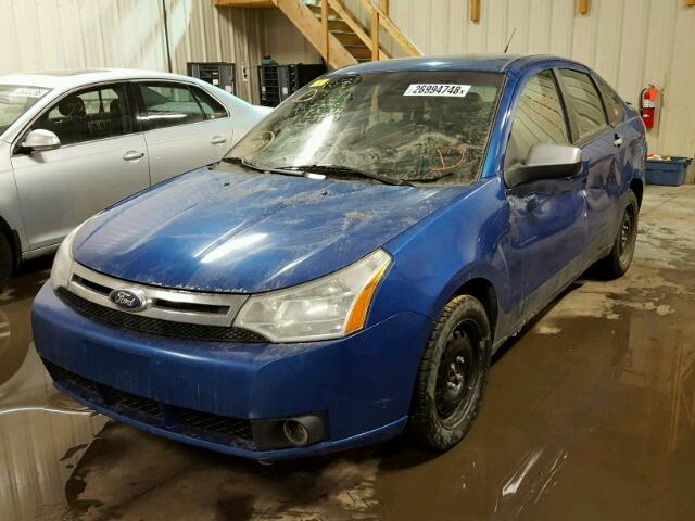 1FAHP3HN4BW203771 - 2011 FORD FOCUS SEL BLUE photo 2