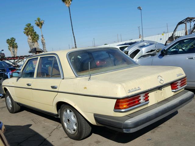 00012313012101483 - 1978 MERCEDES-BENZ 300 D YELLOW photo 3