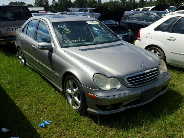 WDBRF52H36A897287 - 2006 MERCEDES-BENZ C GENERATI SILVER photo 1