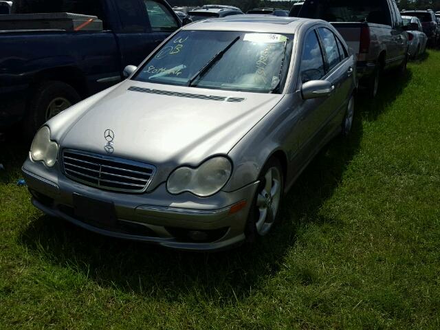 WDBRF52H36A897287 - 2006 MERCEDES-BENZ C GENERATI SILVER photo 2