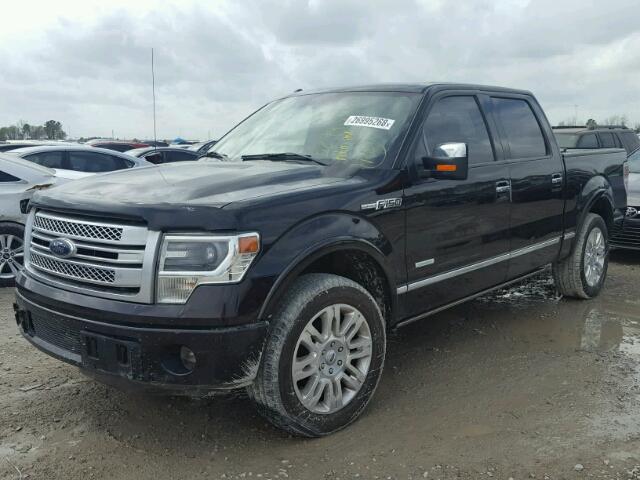 1FTFW1CTXDFC41734 - 2013 FORD F150 SUPER BLACK photo 2