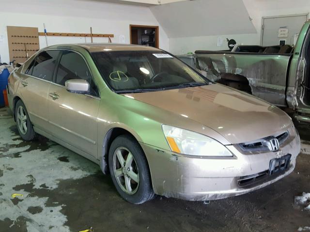 1HGCM56854A021245 - 2004 HONDA ACCORD EX GOLD photo 1