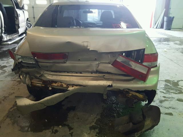 1HGCM56854A021245 - 2004 HONDA ACCORD EX GOLD photo 9