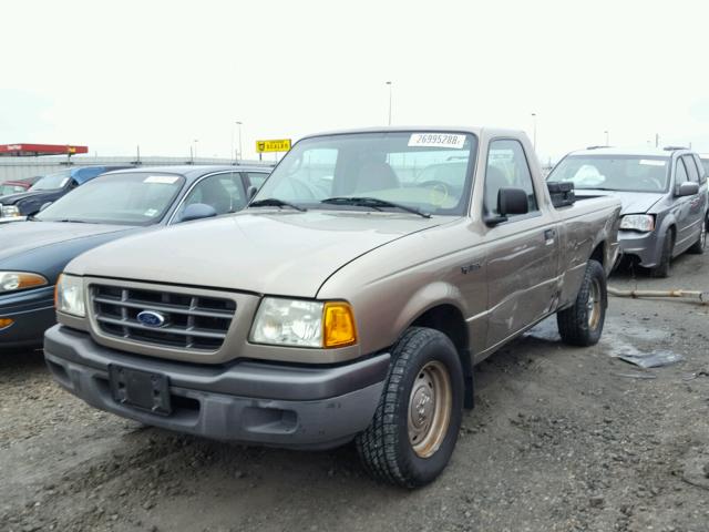 1FTYR10D23PA44188 - 2003 FORD RANGER GOLD photo 2