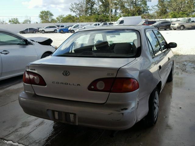 1NXBR12EX1Z444618 - 2001 TOYOTA COROLLA CE TAN photo 4