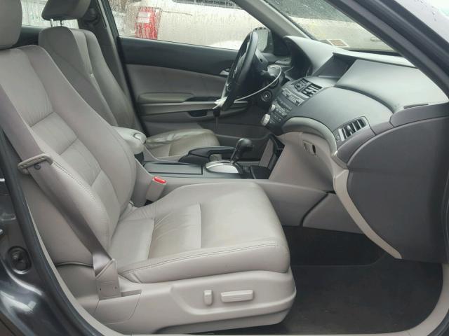 1HGCP3F81AA021945 - 2010 HONDA ACCORD EXL GRAY photo 5