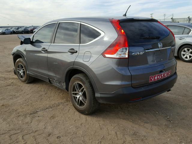 3CZRM3H35EG706745 - 2014 HONDA CR-V LX CHARCOAL photo 3