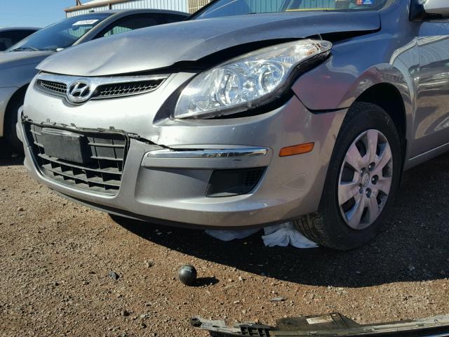 KMHDB8AE7CU145047 - 2012 HYUNDAI ELANTRA TO GRAY photo 9