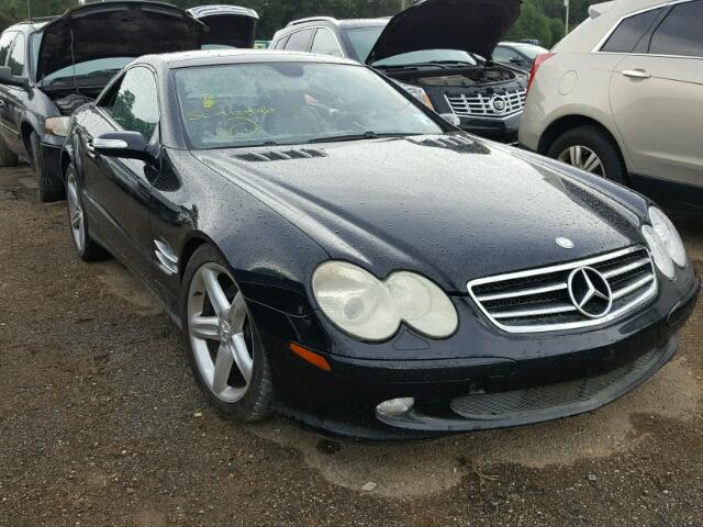 WDBSK75F25F102802 - 2005 MERCEDES-BENZ SL 500 BLACK photo 1