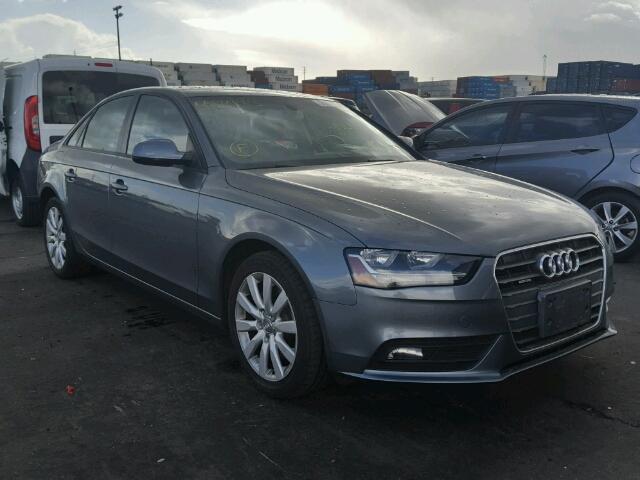 WAUBFAFL7DN043755 - 2013 AUDI A4 PREMIUM GRAY photo 1