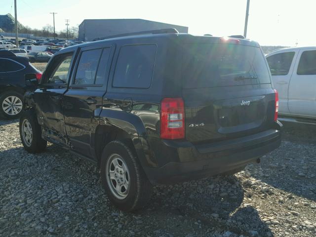 1C4NJRBB7HD104222 - 2017 JEEP PATRIOT SP BLACK photo 3