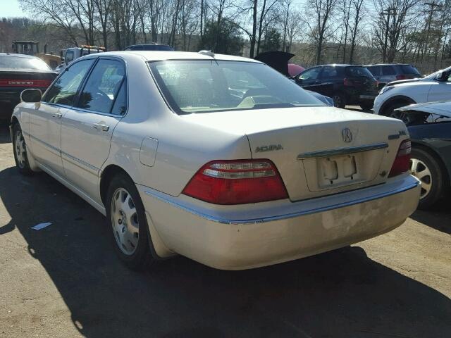 JH4KA96654C005932 - 2004 ACURA 3.5RL WHITE photo 3