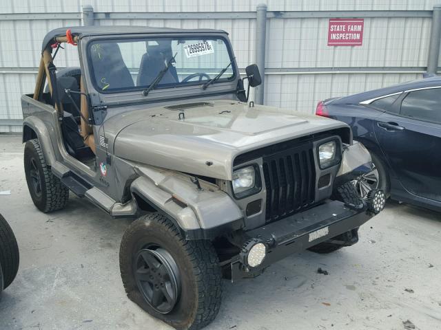 2BCCV812XJB521354 - 1988 JEEP WRANGLER S BROWN photo 1