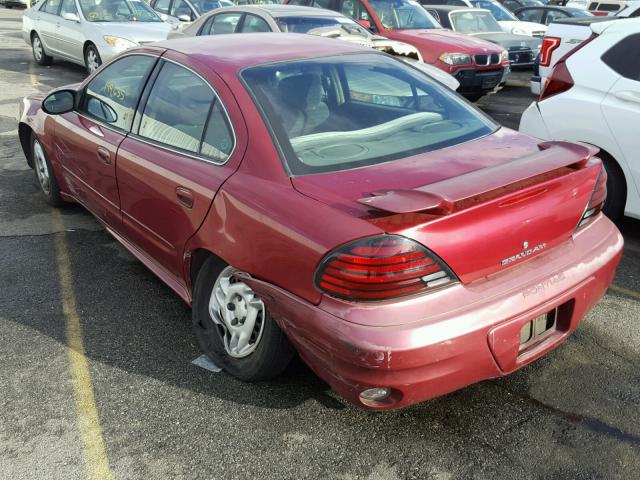1G2NE52E55M242378 - 2005 PONTIAC GRAND AM S 栗色 照片 3