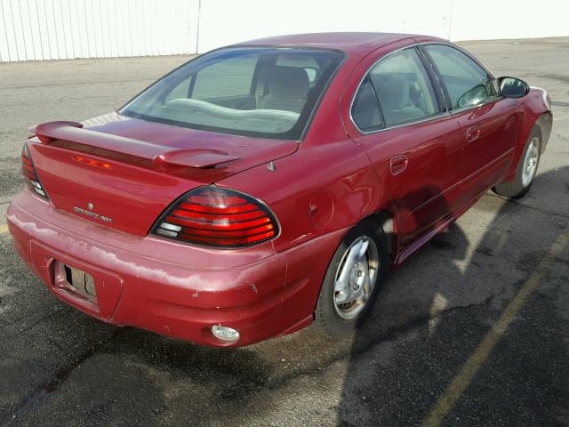 1G2NE52E55M242378 - 2005 PONTIAC GRAND AM S 栗色 照片 4