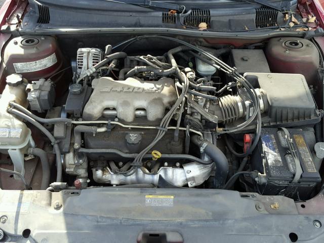 1G2NE52E55M242378 - 2005 PONTIAC GRAND AM S 栗色 照片 7