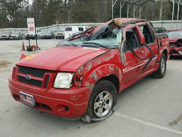 1FMZU67K45UA50451 - 2005 FORD EXPLORER S RED photo 2