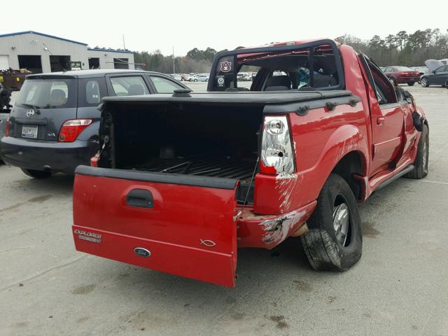 1FMZU67K45UA50451 - 2005 FORD EXPLORER S RED photo 4