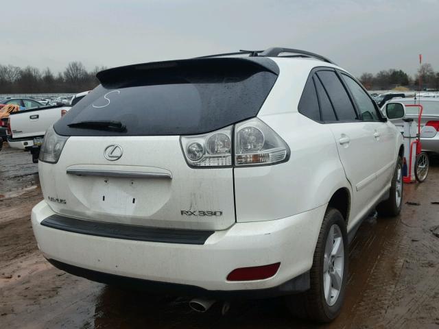 2T2HA31U66C088937 - 2006 LEXUS RX 330 WHITE photo 4