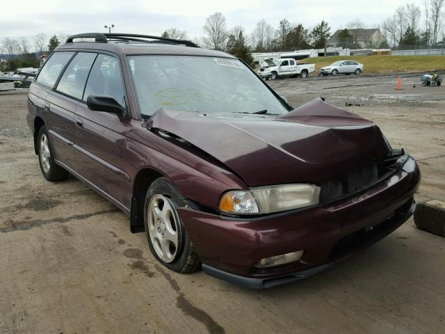 4S3BK4356X7305215 - 1999 SUBARU LEGACY L MAROON photo 1