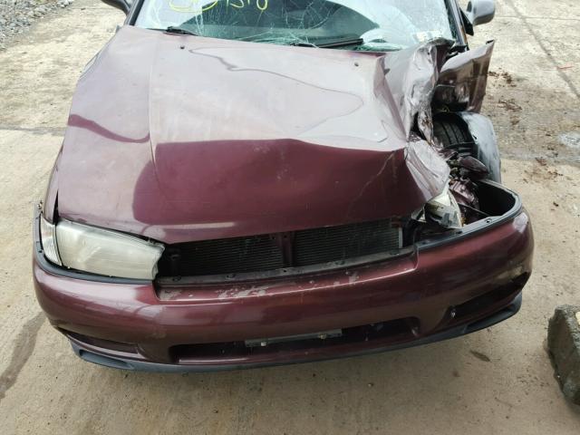 4S3BK4356X7305215 - 1999 SUBARU LEGACY L MAROON photo 7