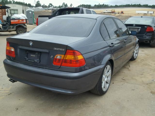 WBAET37452NG73833 - 2002 BMW 325 I GRAY photo 4