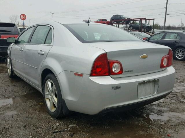 1G1ZB5EB4AF208446 - 2010 CHEVROLET MALIBU LS SILVER photo 3
