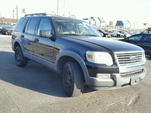 1FMEU63E96UA02962 - 2006 FORD EXPLORER X BLACK photo 1