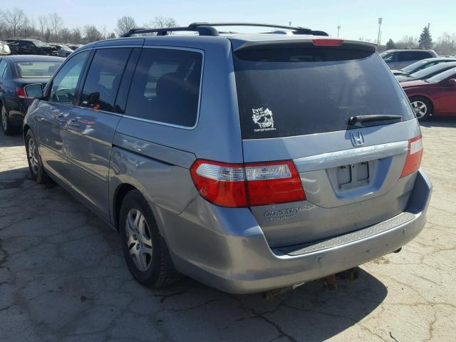 5FNRL38876B067862 - 2006 HONDA ODYSSEY TO BLUE photo 3