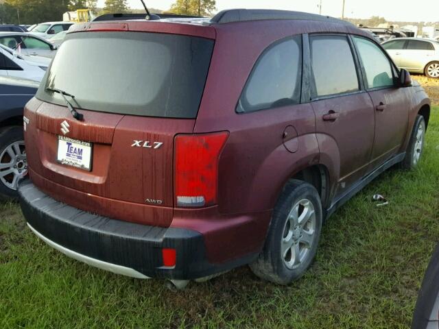 2S3DA417196100244 - 2009 SUZUKI XL7 LUXURY MAROON photo 4