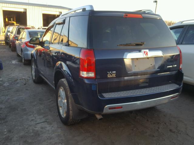 5GZCZ63477S859071 - 2007 SATURN VUE BLUE photo 3