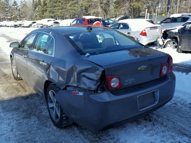 1G1ZC5E04CF250422 - 2012 CHEVROLET MALIBU 1LT BEIGE photo 3