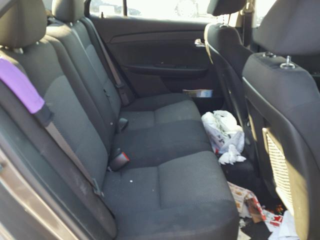 1G1ZC5E04CF250422 - 2012 CHEVROLET MALIBU 1LT BEIGE photo 6