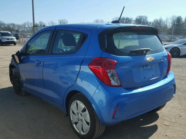 KL8CB6SA8HC730466 - 2017 CHEVROLET SPARK LS BLUE photo 3