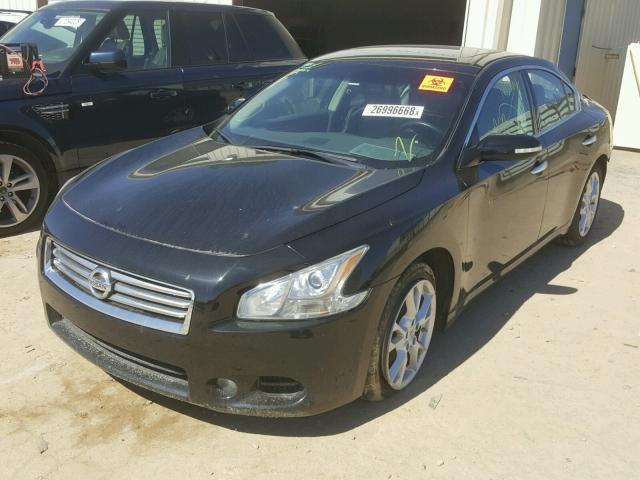 1N4AA5AP9CC812660 - 2012 NISSAN MAXIMA S BLACK photo 2