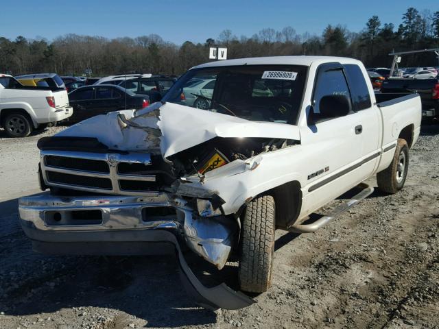 1B7HC13Z3WJ177106 - 1998 DODGE RAM 1500 WHITE photo 2