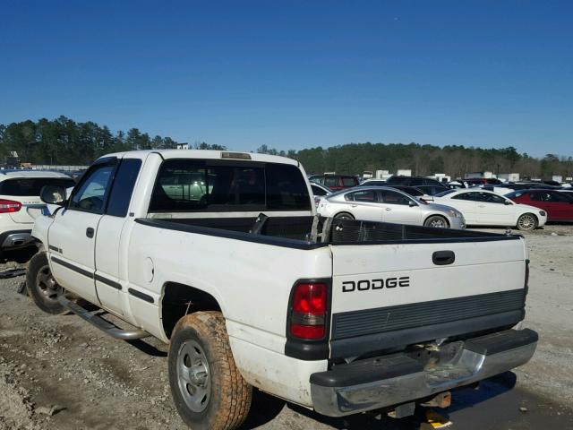 1B7HC13Z3WJ177106 - 1998 DODGE RAM 1500 WHITE photo 3