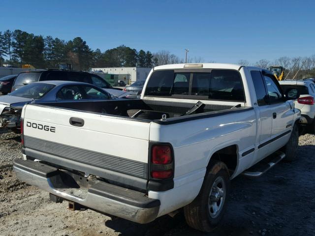 1B7HC13Z3WJ177106 - 1998 DODGE RAM 1500 WHITE photo 4