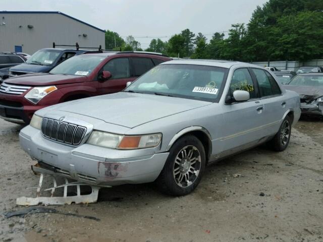 2MEFM75W4XX640291 - 1999 MERCURY GRAND MARQ GRAY photo 2