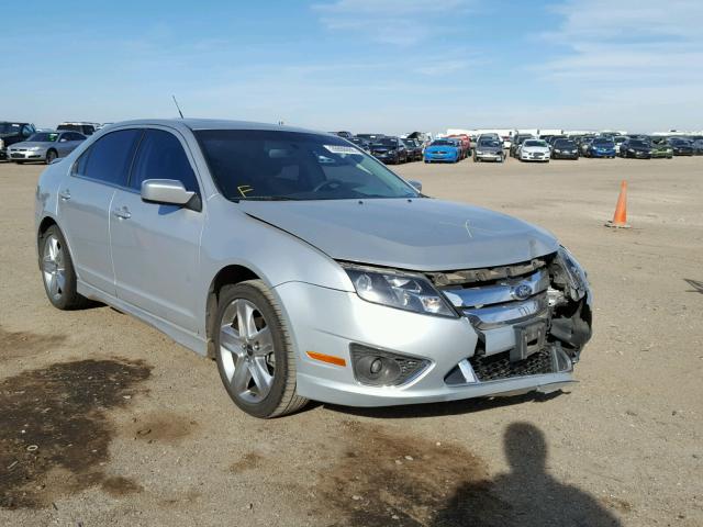 3FAHP0KC4AR335601 - 2010 FORD FUSION SPO SILVER photo 1